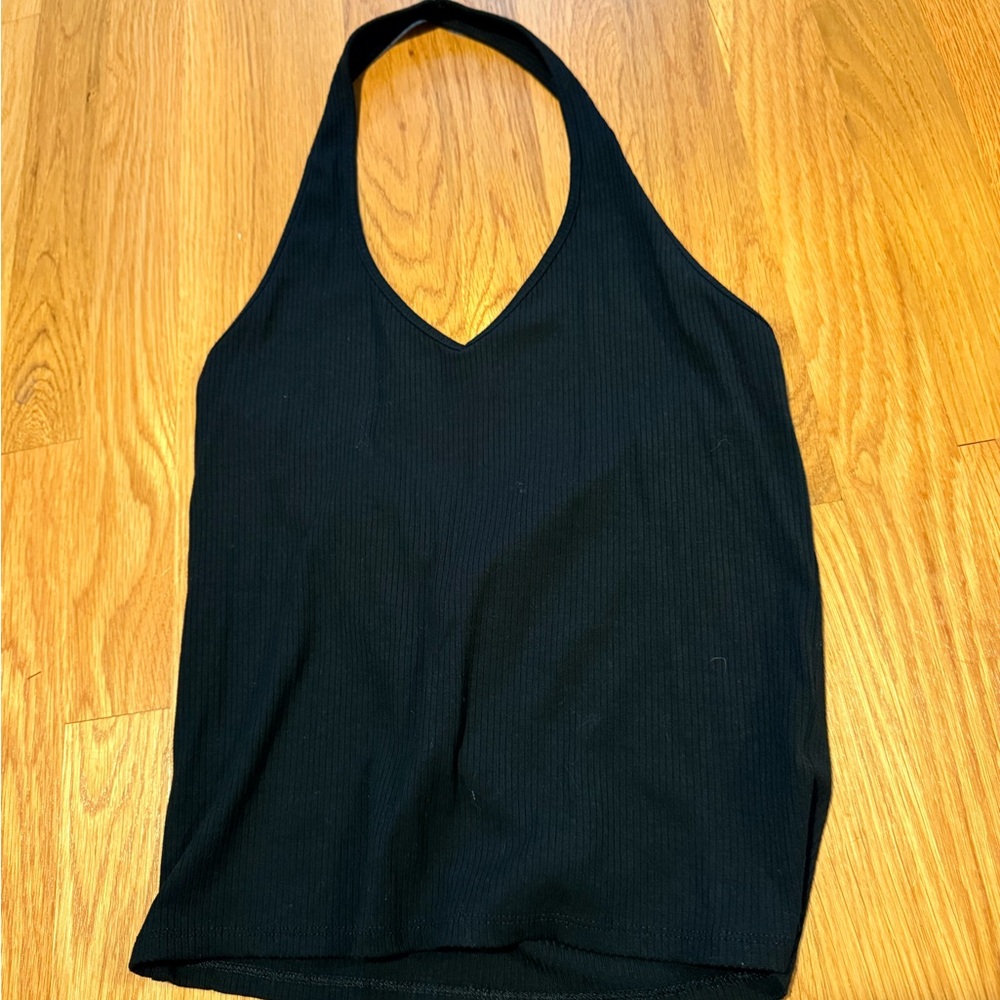 American Eagle Outfitters Black Halter Camisole
